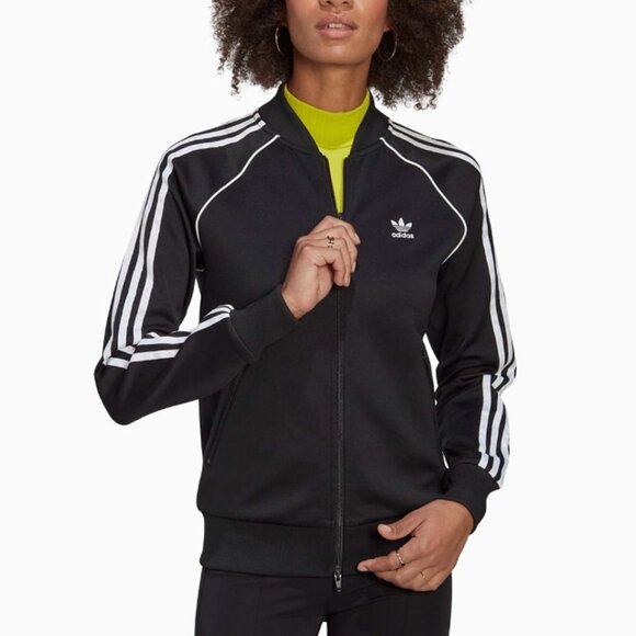 Adidas Women's Primeblue SST Track Jacket #GD2374 Black Size S - Picture 6 of 10